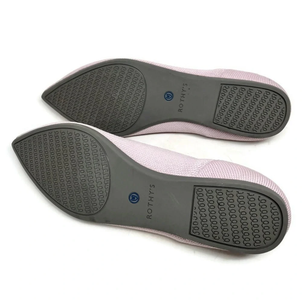 Rothy's The Point Petal Pink Solid Flat Size 8.5 - Picture 6 of 8